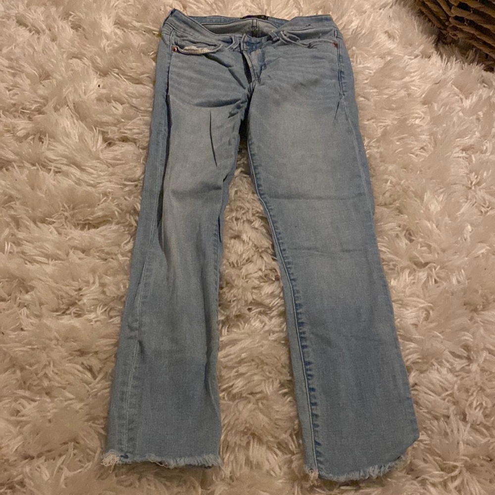 Never worn Abercrombie and Fitch low rise jeans